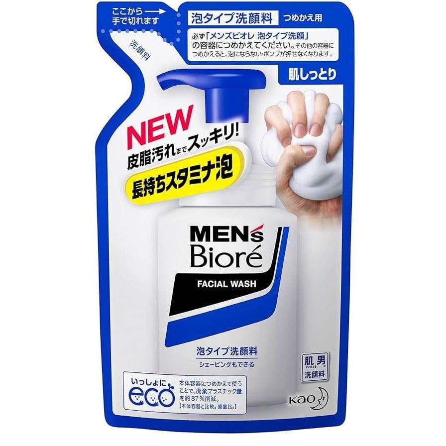 Mens Biore Foaming Facial Cleanser Refill 1