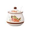 Ru Han Japanese Hand-painted Ceramic Seasoning Jar Set