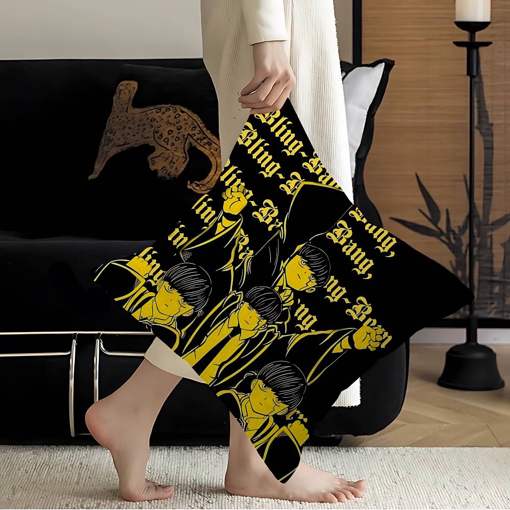 Japanese Anime MASHLE MAGIC AND MUSCLES Cushion Cover Polyester Sofa Cushions Decorative Throw Pillows Home Decoration