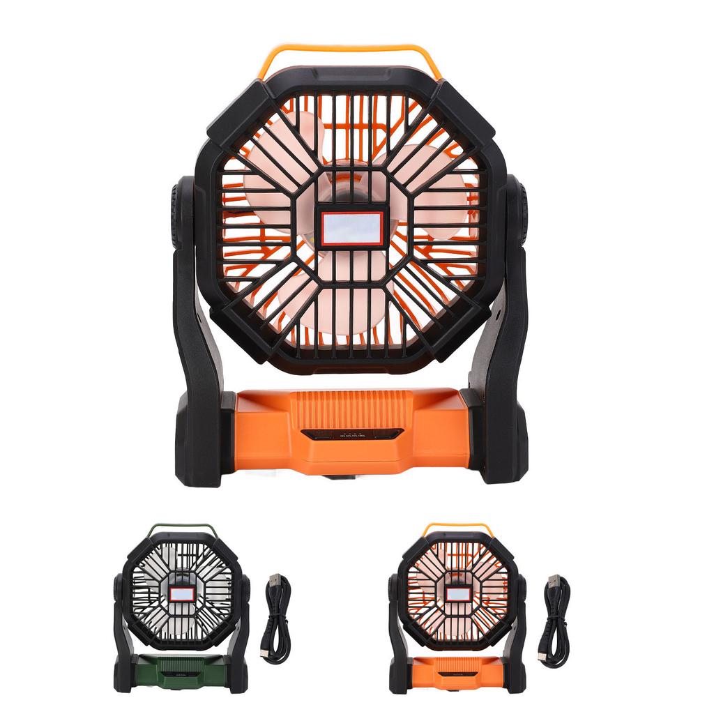 Camping Fan with LED Lantern Multifunction 8000mAh Portable Outdoor Camping Fan Power Bank for Campi