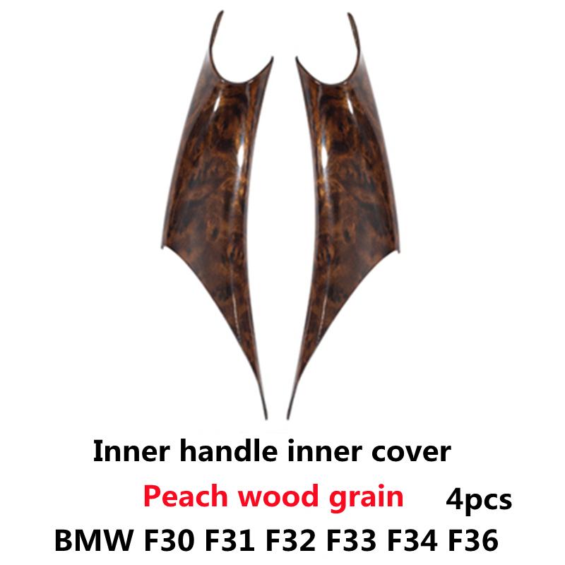 

Накладка на внутреннюю дверную ручку, накладка из углеродного волокна, аксессуары для отделки текстурой для BMW 3/4 серии F30 F80 F31 F32 F33 F34 F35 2pcsQbL