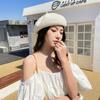 Breathable Women's Beret, Spring and Summer Hollow Structured Painter's Hat, Japanese Casual Full Matching, Slim Face Fashionable Beret