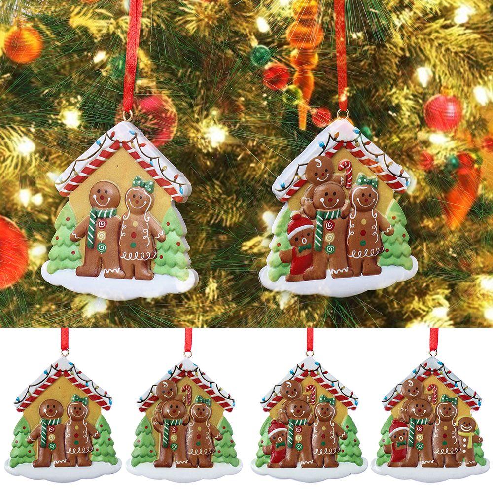 Quarantine Family Party Supplies House ADD Name Christmas Tree Ornaments Home Decor Xmas Ornament Xmas Hanging Decoration
