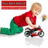 1/12 Scale Rapidly Racing 25DS Motorcycle Toy,Pull Back Vehicles,Alloy Toy Motorcycle with Sound and Light,Motorcycle Replica for Kids 3-9