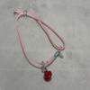 Christmas Apple Pendant Charm Bracelet Adjustable Bracelet For Women Girl  Year Party Jewelry Gift