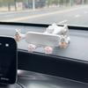 Car Cartoon Phone Holder for Navigation - Creative Air Vent Suction Cup Mount Stand, Rotating Gravity Support Multi-Function Bra
