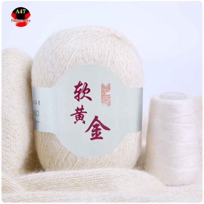 Buy One or Two Skeins, Get One or Two Free: Cashmere Hand-knitting Yarn, Three-ply Medium-thick Wool Yarn for Scarves.