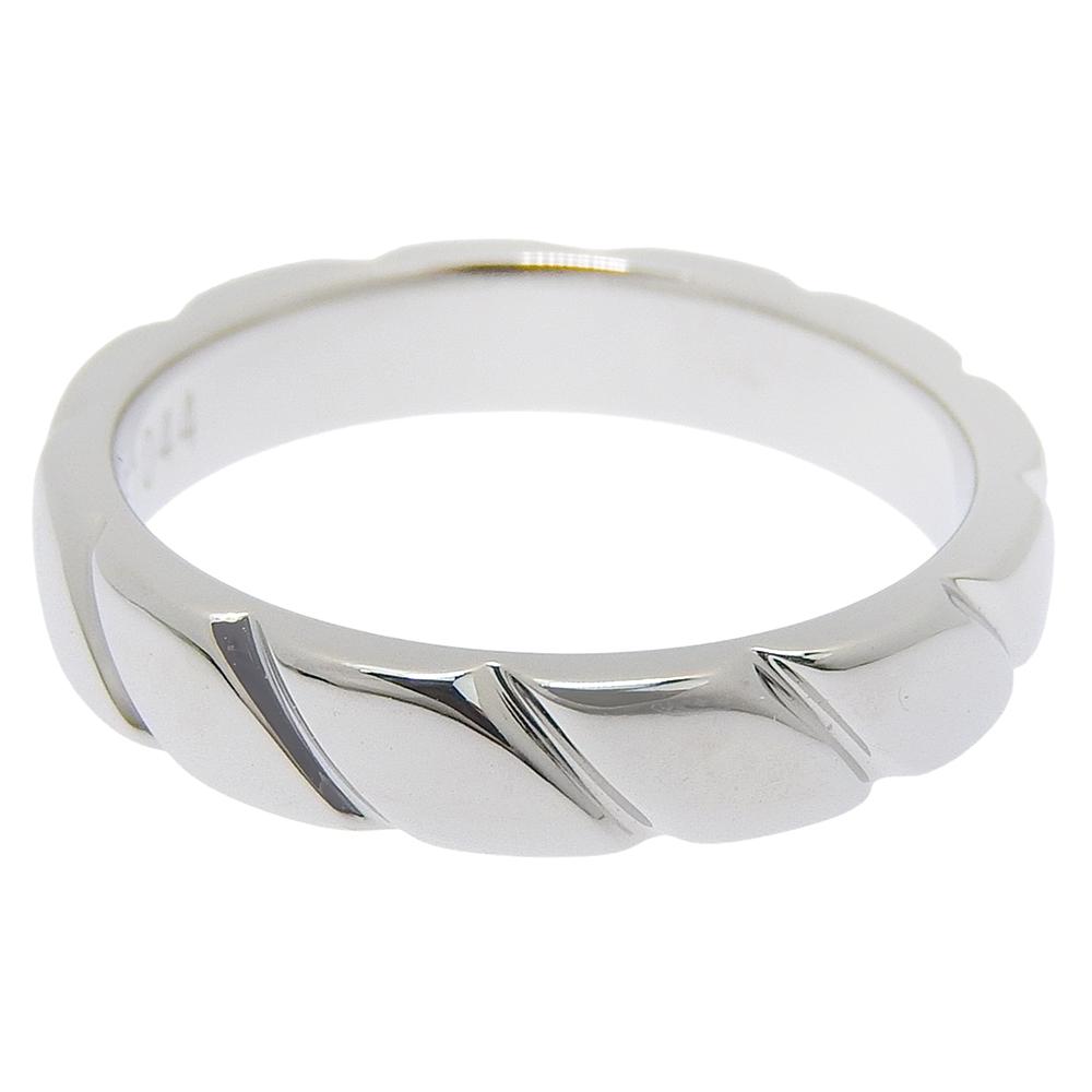 Chaumet Torsade de Chaumet Ring Marriage rings Pt950Platinum #6.4(US Size) 8.1g unisex Used