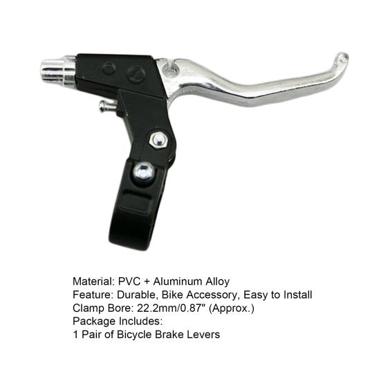 1 para hamulców rowerowych antypoślizgowa łatwa w montażu PVC ergonomiczny uchwyt rower