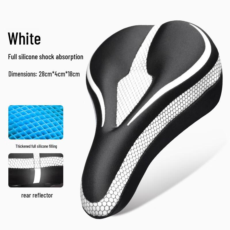 Lishi Bicycle Honeycomb Silicone Gel Padded Seat Cover