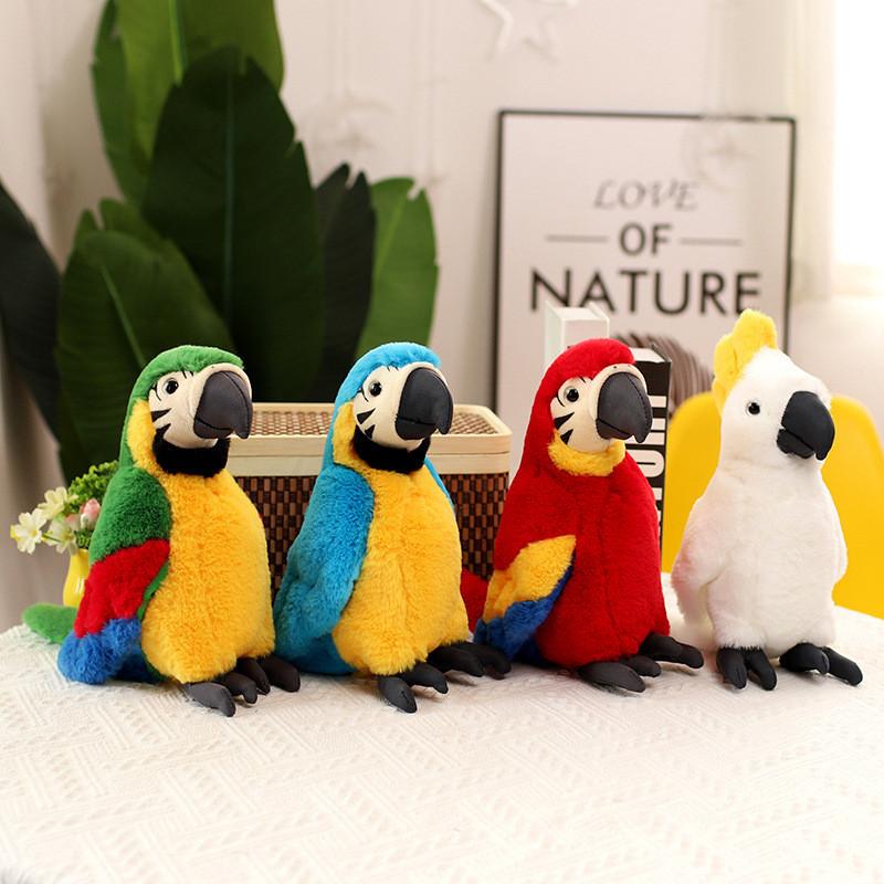 Macaws Soft Plush Doll With Realistic Design For Nursery And Classroom Use