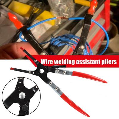 Universal Soldering Plier Car Vehicle Soldering Aid Pliers Metal Wire Welding Clamp Hold 2 Wires Auto Repair Tools