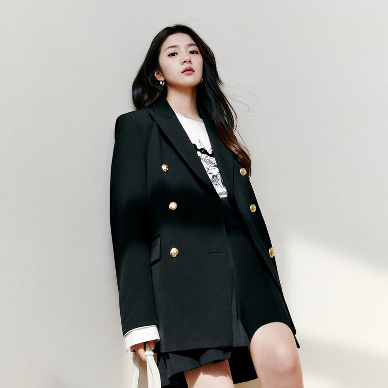 

Женская свободная офисная костюмная куртка PEACEBIRD S