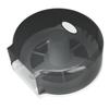 Single Roll Tissue Dispenser Jumbo Tissue Dispenser Toilet Paper Roller for Hotel Bar Transparent Black