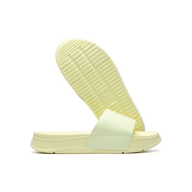 Fila Fusion Casual Slippers Women Slippers Light-Yellow T12W125503FTY