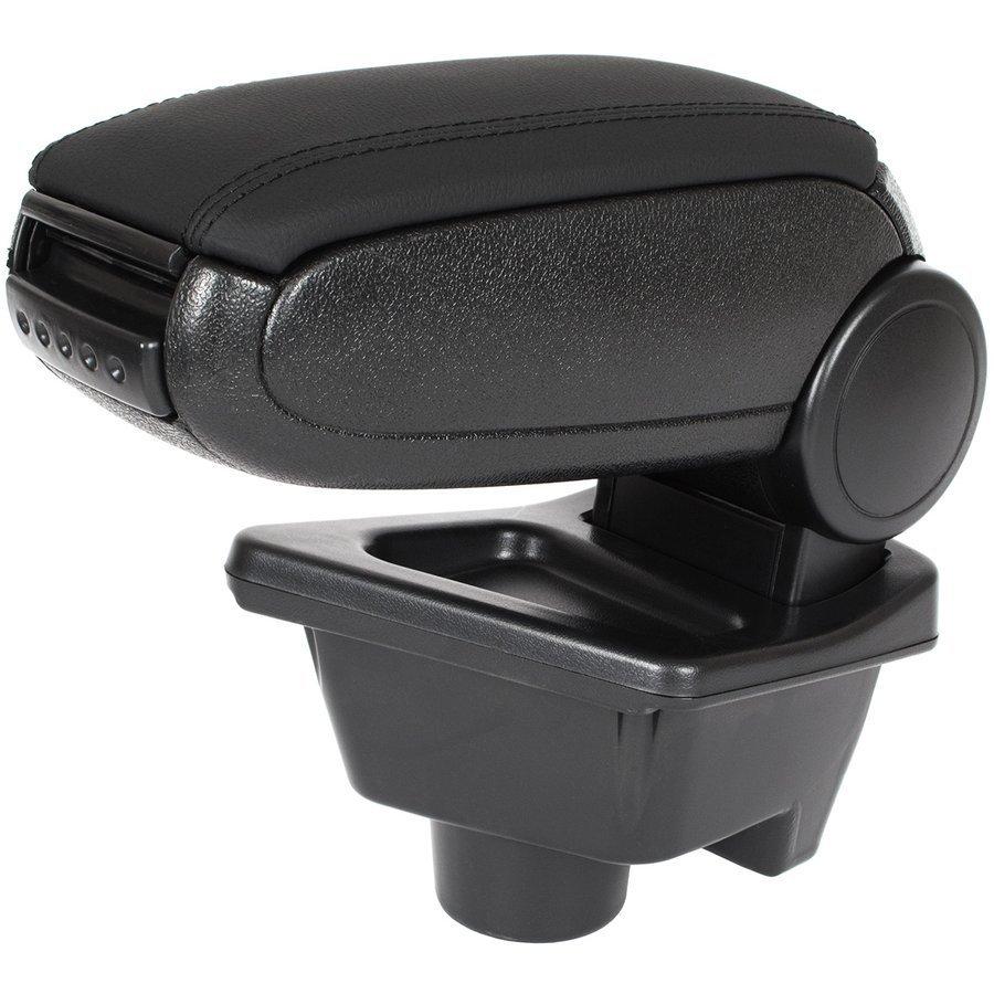 Renault Megane IV 2015- Armlehnen-Set SCHWARZ ECO-LEDER + Montagekit