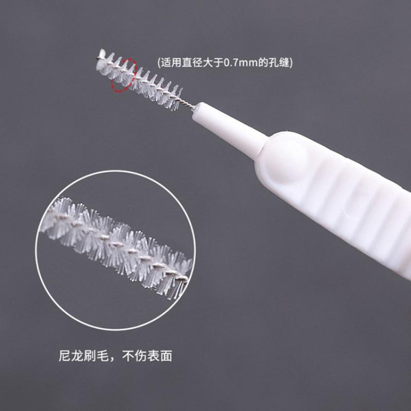 10 Sticks Multi-Function Mini Showerhead with Phone Port Anti-Clog Bathroom Tap Crevice Cleaning Brushes