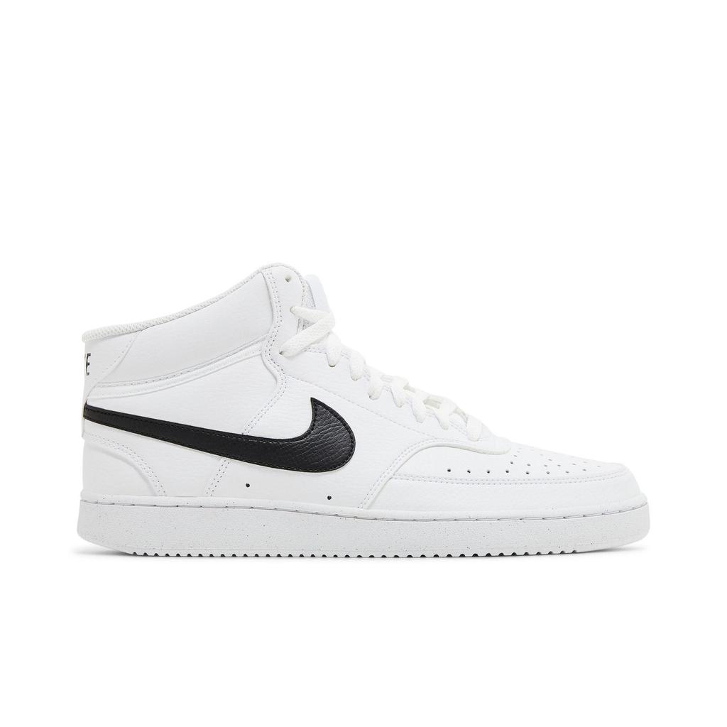 Nike Court Vision Mid Next Nature 'White Black' (Unisex) White / White / Black Skateboard Shoes DN3577 101