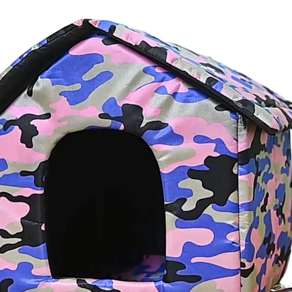 Cat Nest Sleeping Bed Pet House Rainproof Weatherproof Outdoor Shelter for Cats