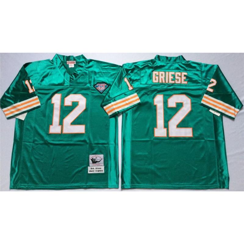 Miami Dolphins Retro Vintage Rugby Jersey Men Women Cotton Blend Embroidered NFL Legend Fan Apparel