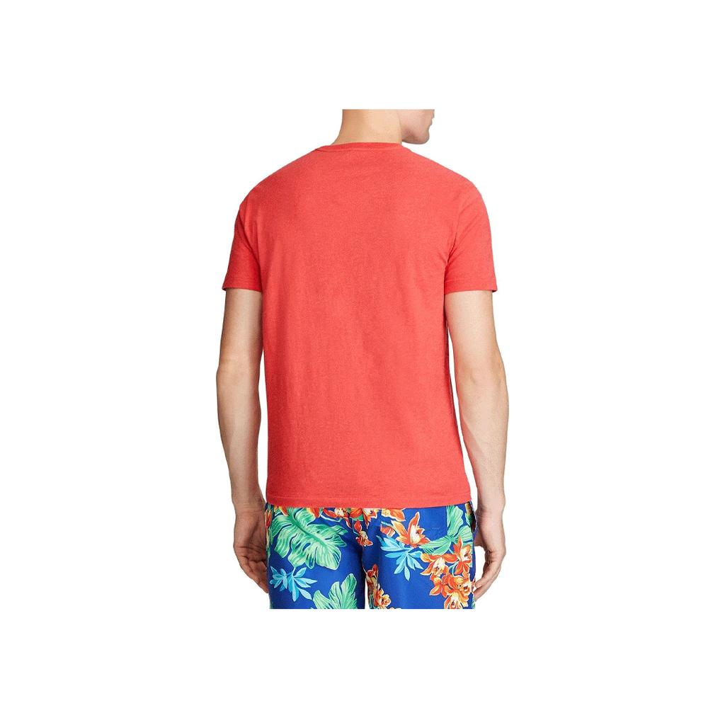 Polo Ralph Lauren Logo Embroidered Casual Solid Color Crew Neck Short Sleeve T-Shirt Men T-Shirts 710671438-118