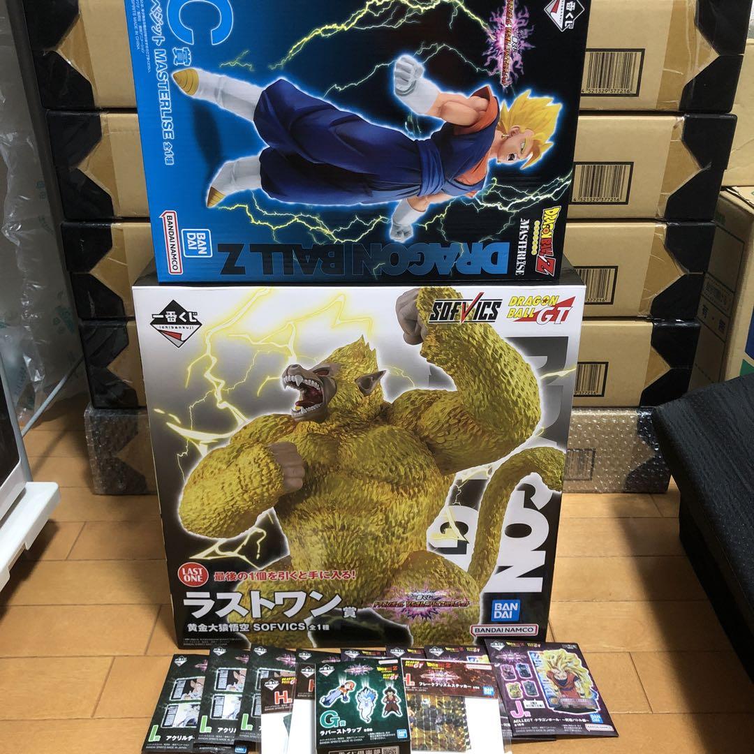 

[Б/У] Ichiban Kuji Dragon Ball Последний приз Золотой Великий Обезьян Веджито с бонусом