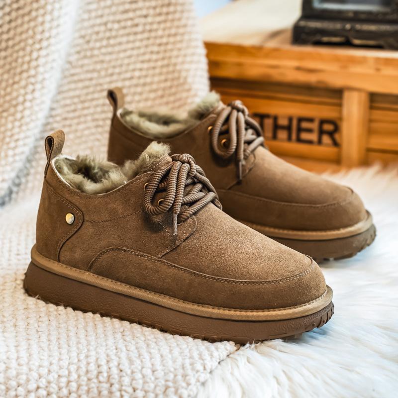 

Мужские и женские новые трендовые повседневные универсальные бархатные теплые мужские хлопковые ботинки на осень и зиму 2025 года, короткие ботинки 45