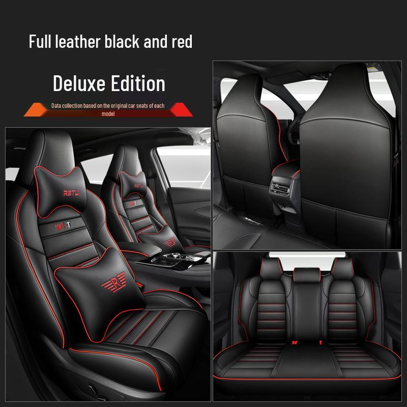 Changan UNI-T Sports Leather Car Seat Cushion Cover - All-Season Full Set