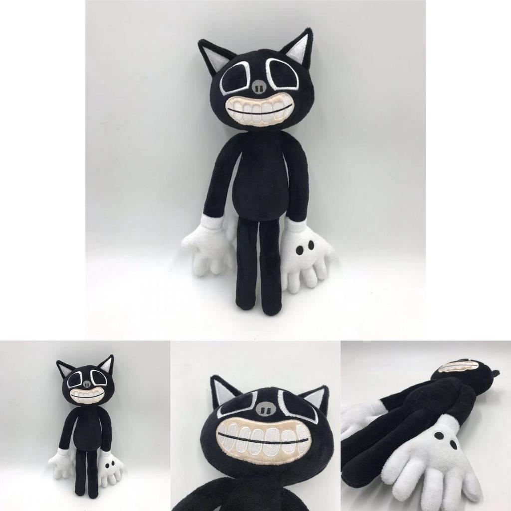 Seria Siren Head Jucărie de pluș Pisică Neagră Păpușă Moale Umplută Perfectă Pentru Fanii Horror