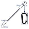 Pen Lanyard Hard Hat Lanyard Spring Elastic Rope Fishing Lanyards Spiral Coiled Lanyard Safety Rope