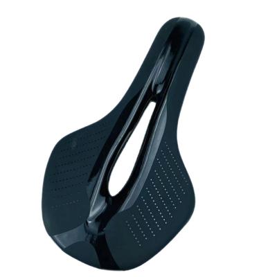 Self-cushion Saddle, Hollow PU Bicycle Seat Cushion, Ergonomic Groove Design Saddle, Cycling Accessories