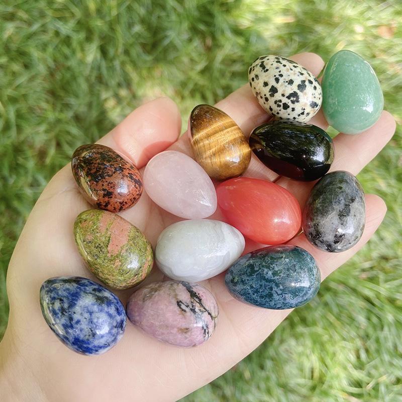 Natural Crystal Stone Ornament Aura Healing Stone Fish Tank Garden Decoration DIY Wood Plate Gravel Chips Chakra Home Decor Gift