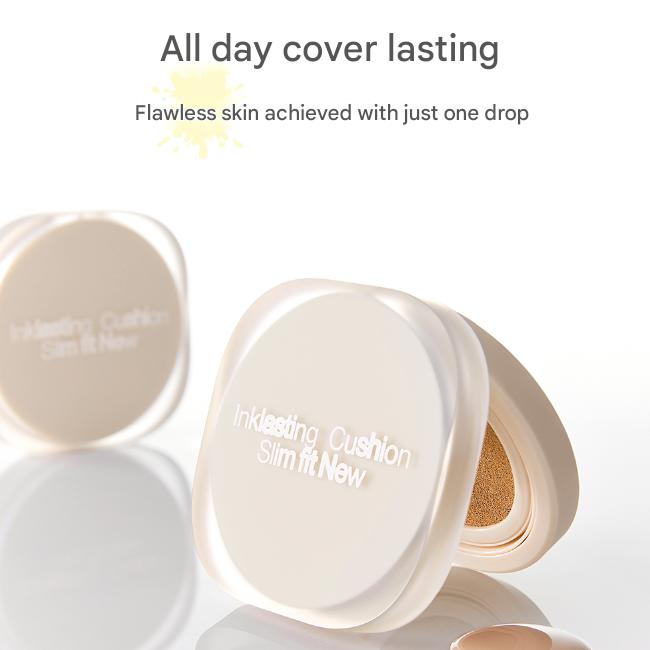 The Face Shop Ink Lasting Cushion Slim Fit New SPF35 PA++  Main 12g, Refill 12g  (9 Options)