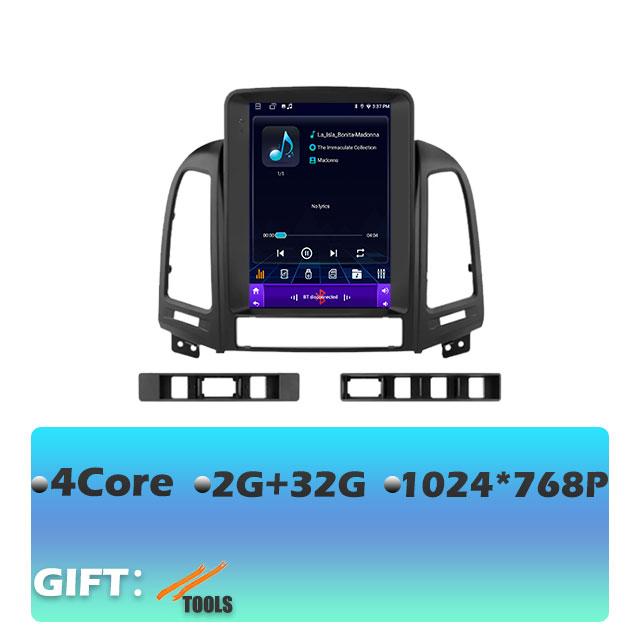 

9.7 Для Hyundai Santa Fe 2 2006-2012 Carplay Android14 Автомагнитола Мультимедийный Видеоплеер Навигация Головное Устройство Стерео Аудио