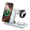 3-in-1 Vertical Wireless Charger for Apple Phones, Watches, and Earbuds - 15W Fast Charging.