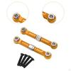 2 Pieces 1:14 RC Car Steering Linkage Pull Rod Linkages Arm Tie Spare for 14211 Trucks Model DIY