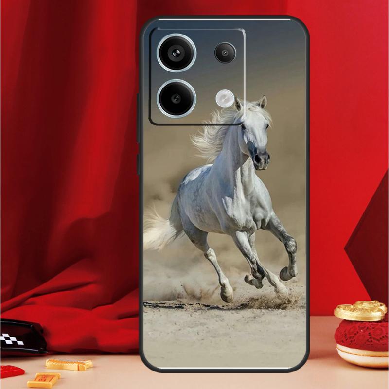 Horses Running Case For Xiaomi Redmi Note 14 Pro 13 12 11 10 15 Pro Plus Redmi 15 14C 13C 10C 12C 15C Funda