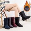 2025 Winter Women's Waterproof Canvas Snow Boots with Cuffs Waterproof & Warm Casual Women's Shoes Plus Size