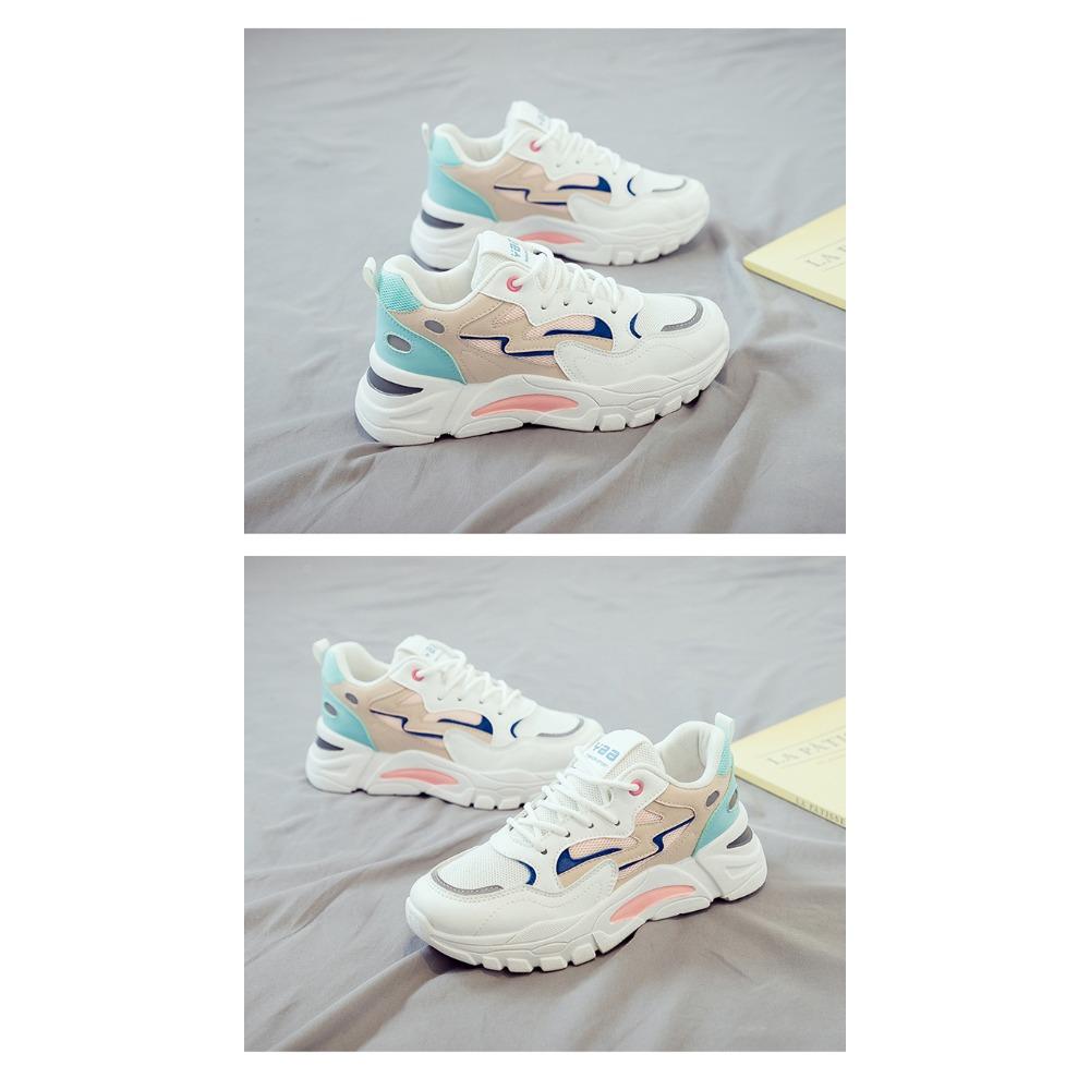 Women's Platform Sneakers New Arrival Versatile Chunky Sole Casual Sports Shoes for Girl Students