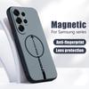 Airplane Snow Mountain Pattern Case For Samsung Galaxy S26 Ultra S25 Edge S24 Plus S23 FE S22 A17 A54 A55 A56 A57 5G Magnetic For Magsafe Matte Cover