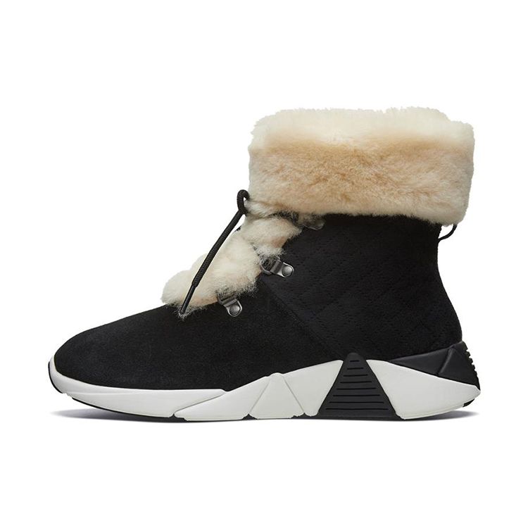 Skechers Mark Nason Other Warm Durable Short Snow Boots Women boots Black 66666227-BLK 35.5