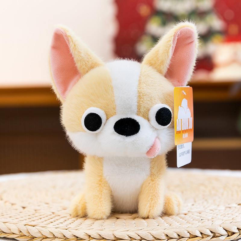 Peluche Chihuahua con pelo corto super morbido per bambini e collezionisti