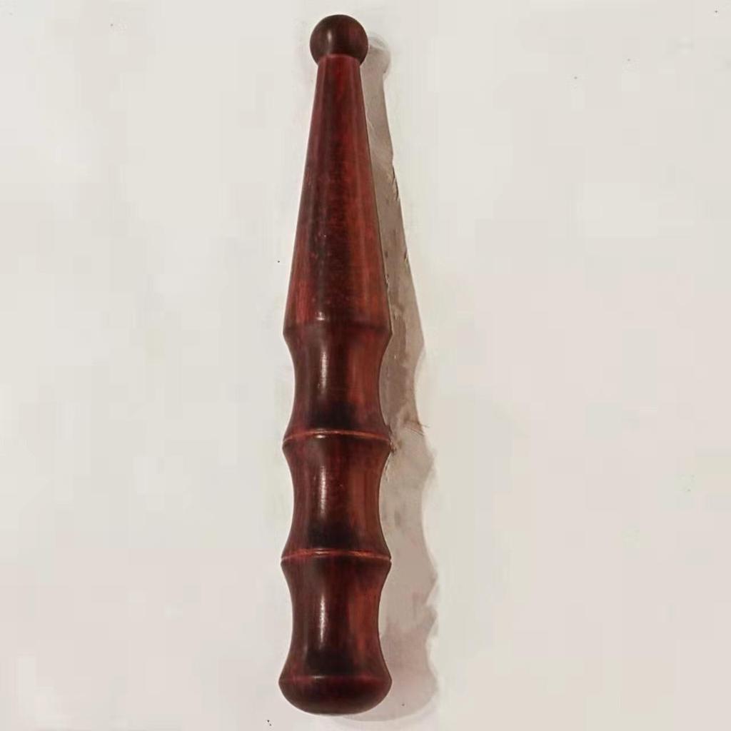 Large Green Sandalwood Acupressure Stick & Red Pear Wood Foot Massager Pen