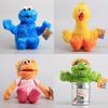 Pelúcia Rua Sésamo Elmo Zoe Ernie Oscar Cookie Grover Pássaro Nwt Brinquedos Conjunto Educacional e Envolvente