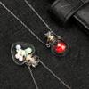 Water Drop Heart Essential Oil Pendant Memorial Jewelry Perfume Jewellery Glaze Vial Necklace