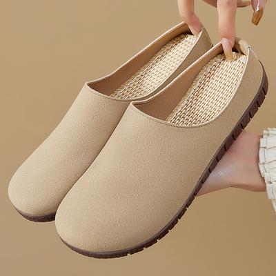 Slippers Women's New Boken Shoes Light Casual Shoes Breathable Half-tray Soft Sole Comfortable Women's Shoes Versatile Shoes