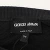 GIORGIO ARMANI 2021 3LSMA8 SMA8Z Chevron Knit tops 54 blackUsed