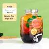 ZISIZ Glass Beverage Dispenser Bucket