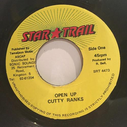 

7-дюймовая пластинка CUTTY RANKS Open Up NONE Star Trail 1992 Ямайка Регги Ска Даб Б/у