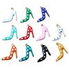High Heel Shoe Jewelry Charm Stainless Steel Crafting Supplies For Handmade Accessories Key Rings And Bag Ornaments